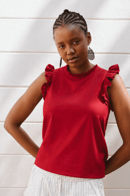 Flynn Shirt in Red
