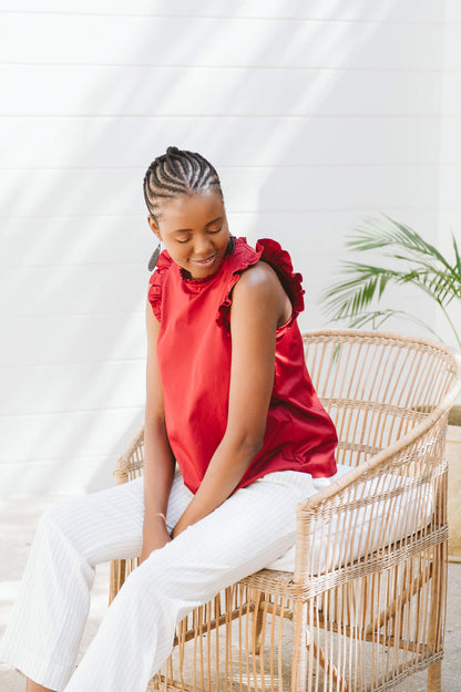 Flynn Shirt in Red