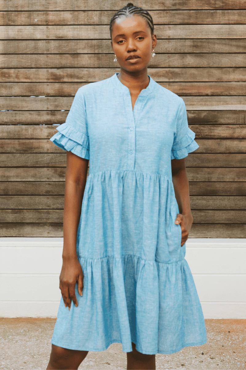 Jasmine Dress Turquoise