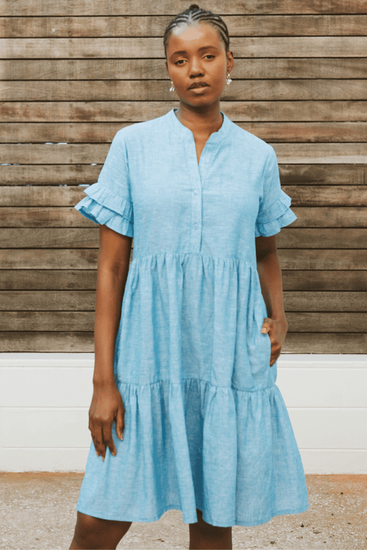 Jasmine Dress Turquoise