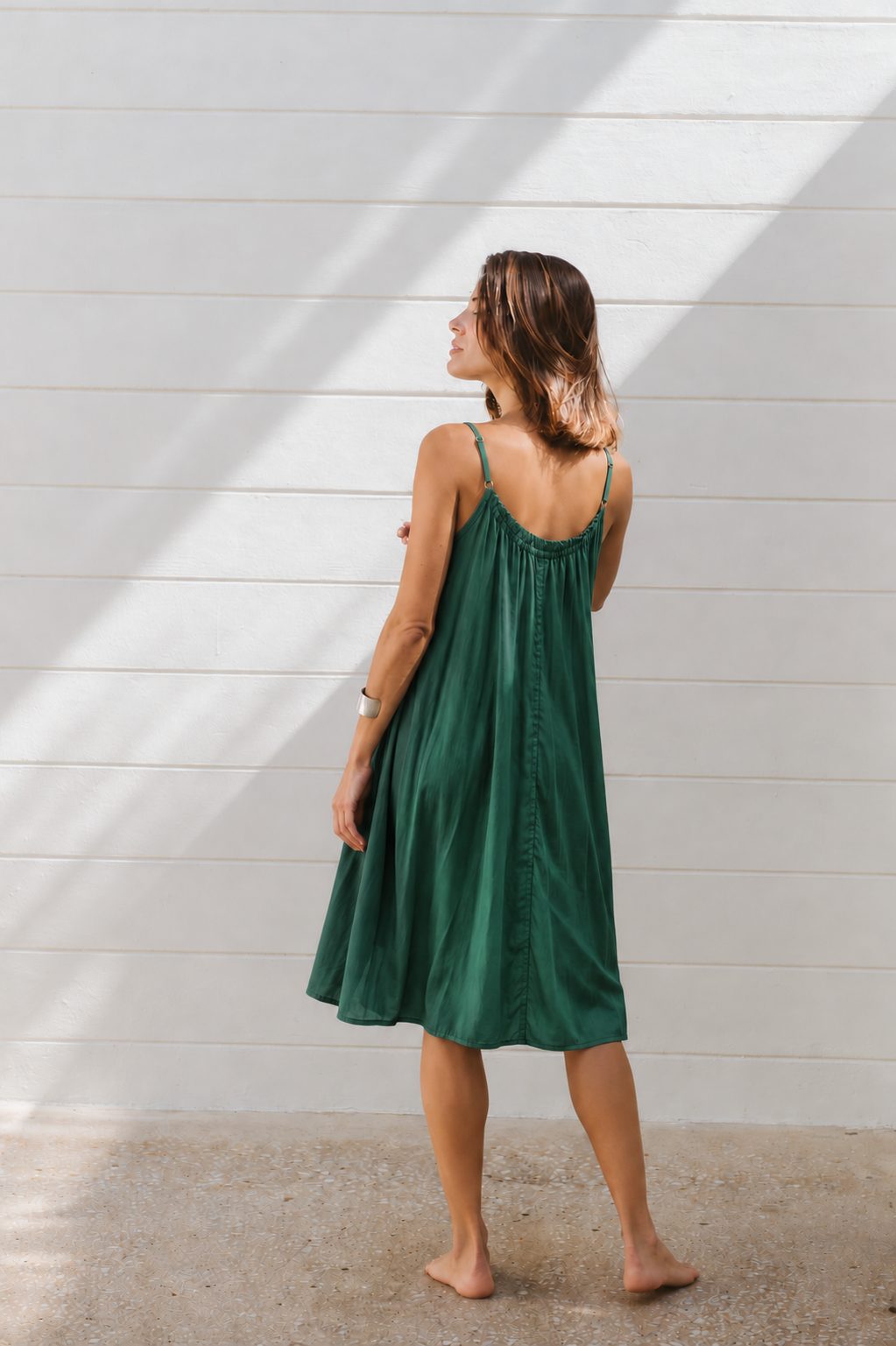 Poppy Nightie in Hunter's Green