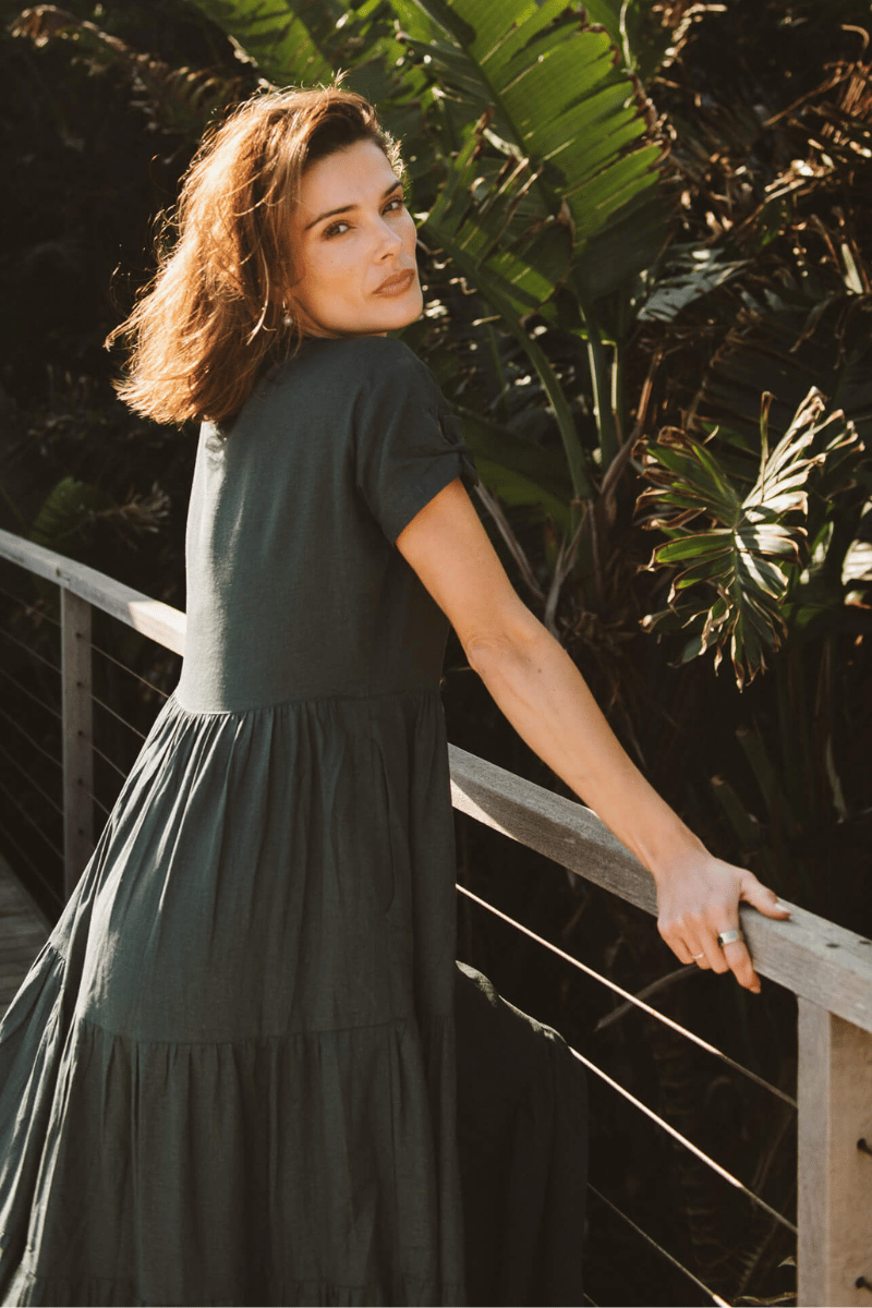 Shea Dress Hunters Green