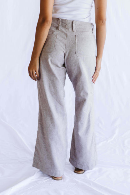 Enya Linen Trouser Taupe