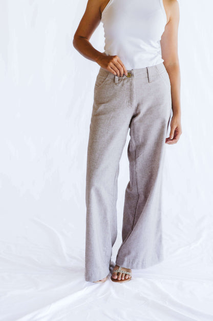 Enya Linen Trouser Taupe