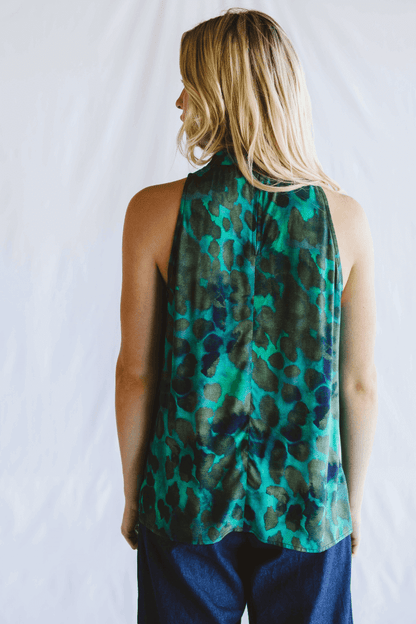 Karina Camo Halter Top