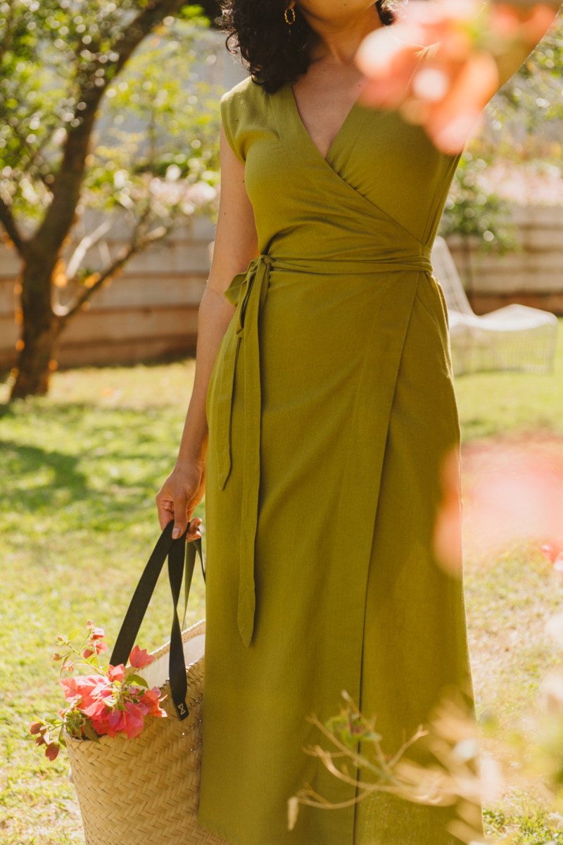 Lila Reversible Wrap Dress
