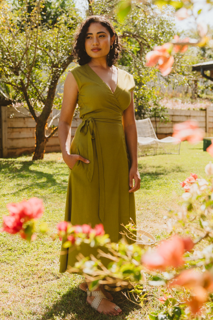 Lila Reversible Wrap Dress