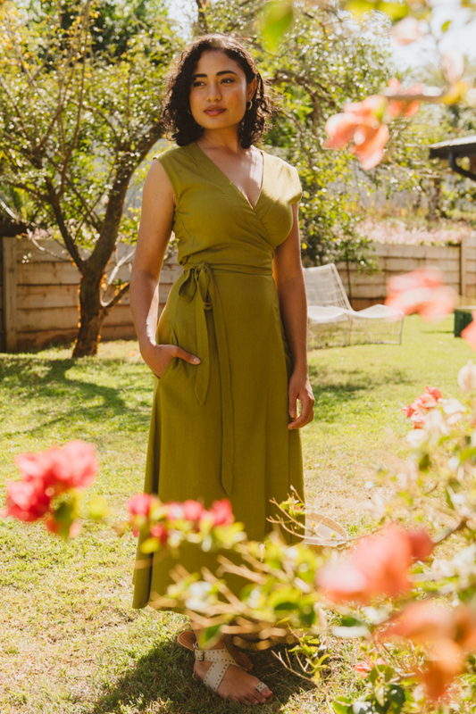 Lila Reversible Wrap Dress