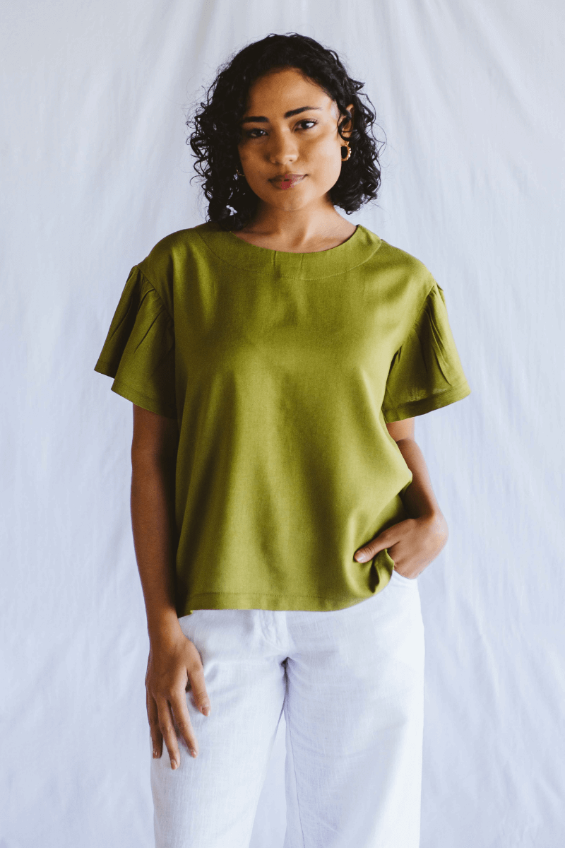 Ophelia Shirt Chartreuse