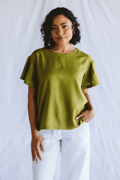 Ophelia Shirt Chartreuse