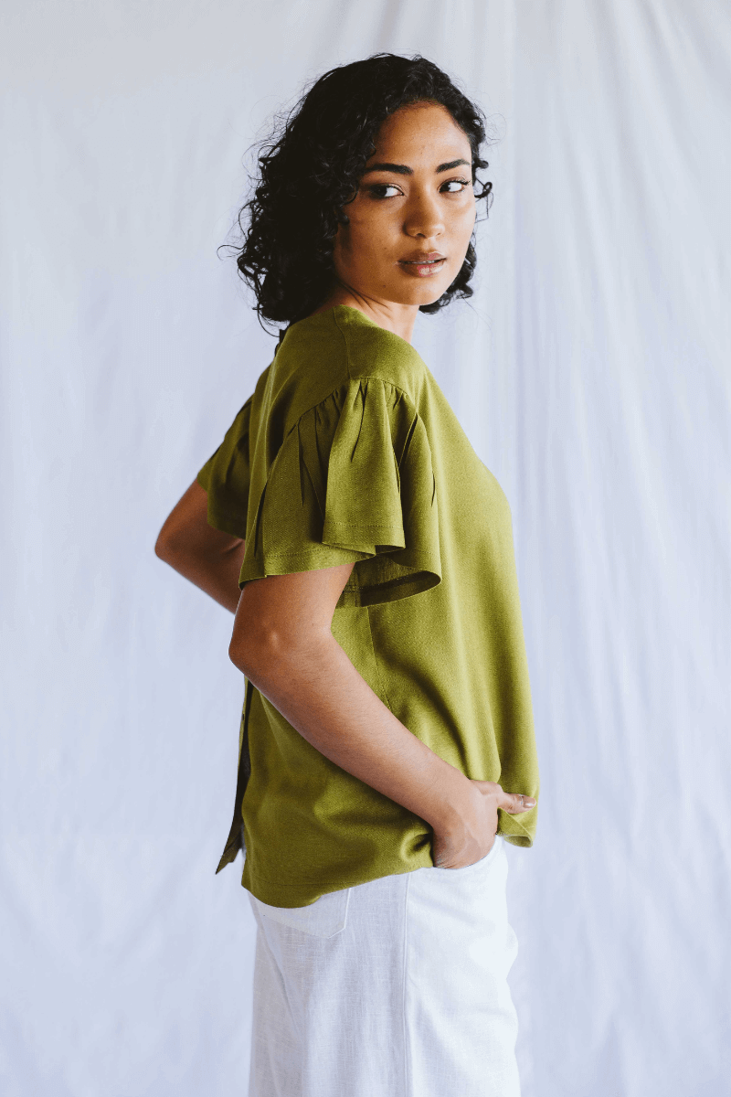 Ophelia Shirt Chartreuse