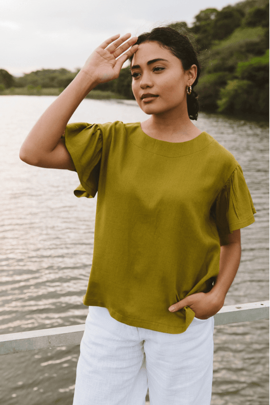 Ophelia Shirt Chartreuse