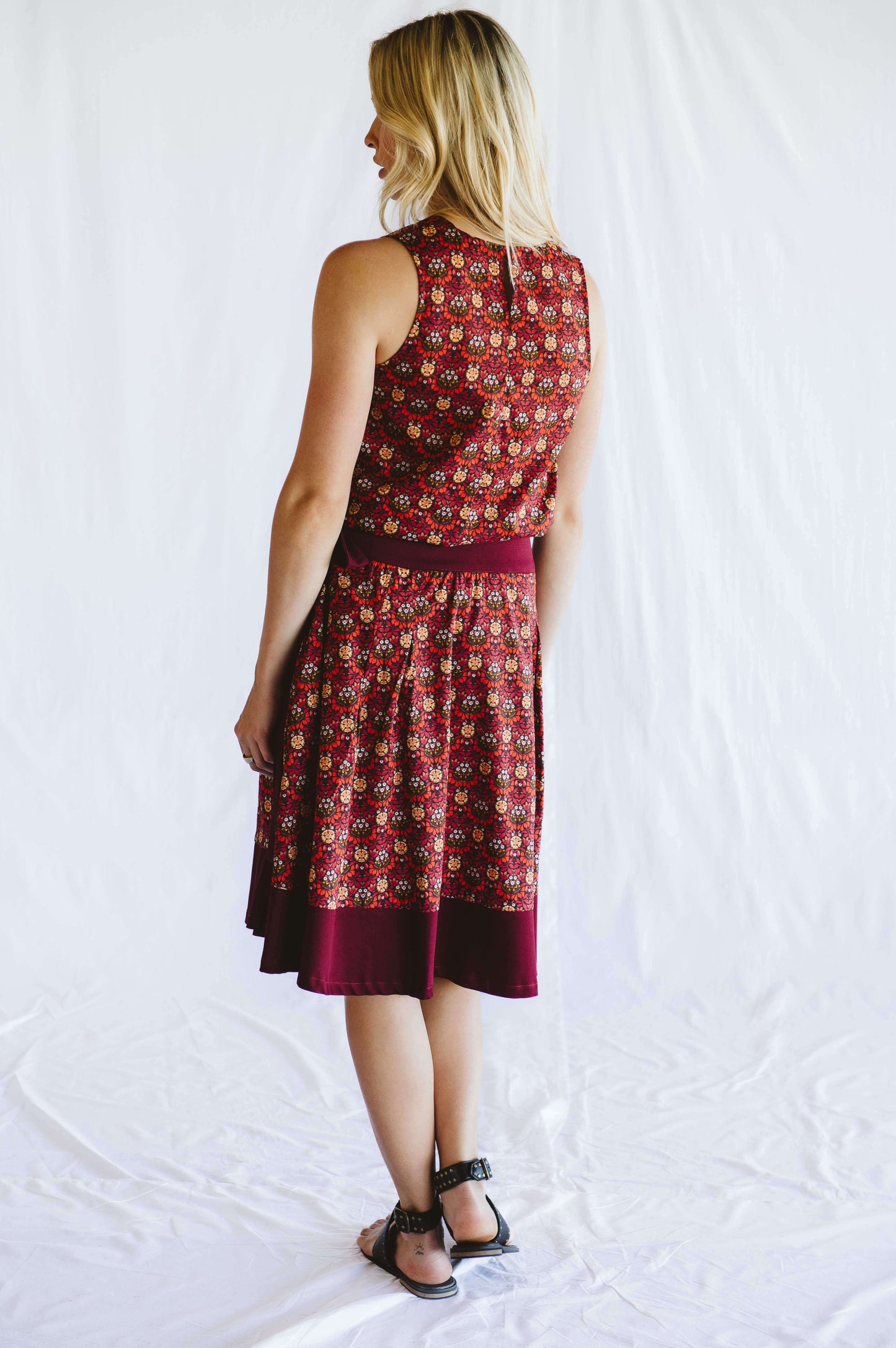 Emily Short Wrap Skirt Orange