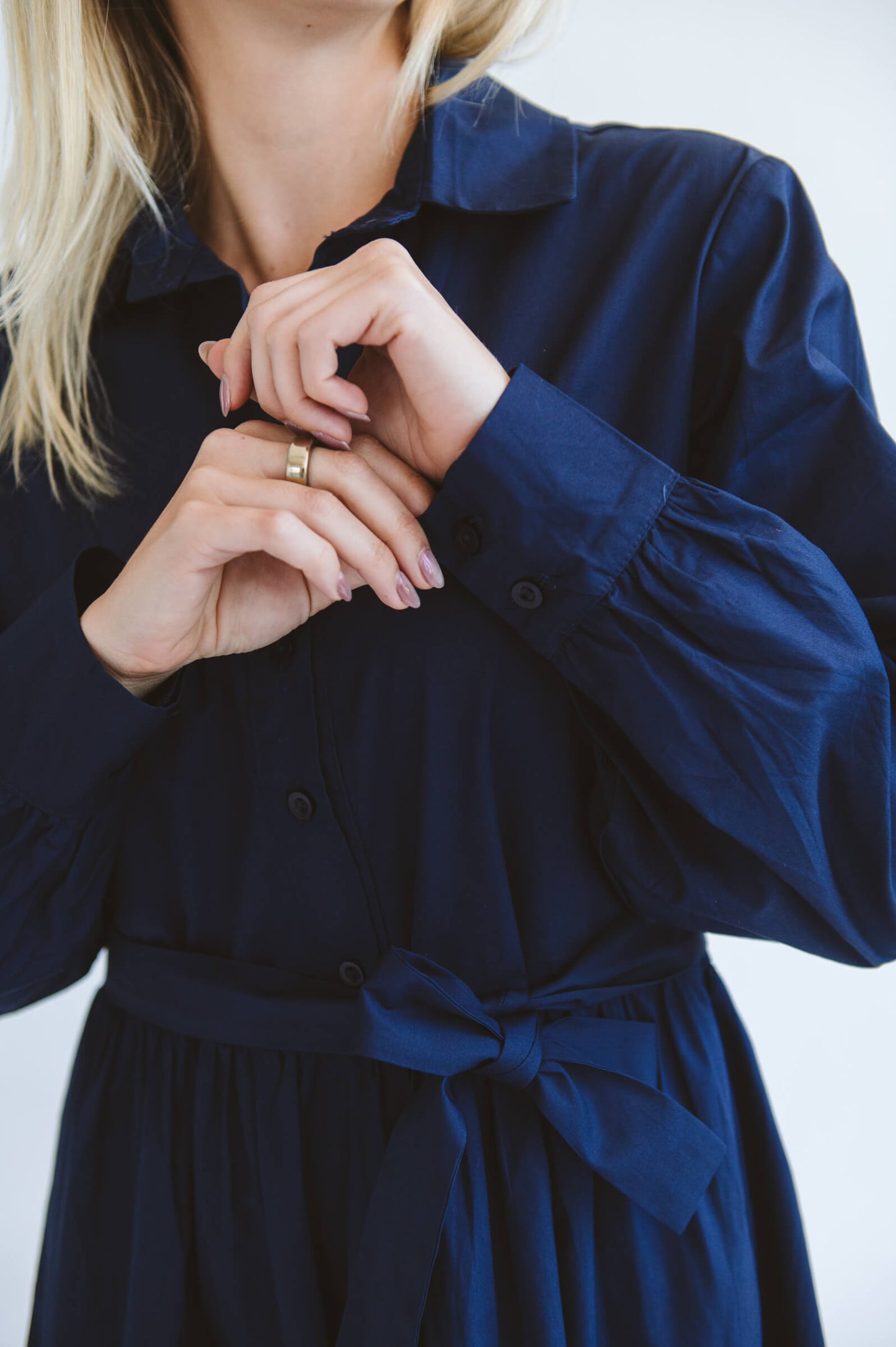 Selma Dress Navy