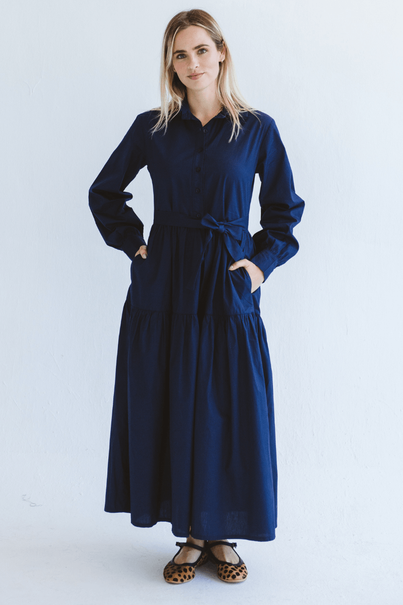 Selma Dress Navy