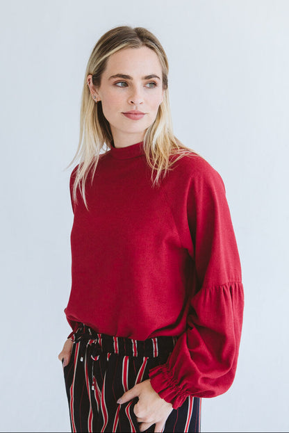 Denny Reversible Long Sleeve Shirt Garnet