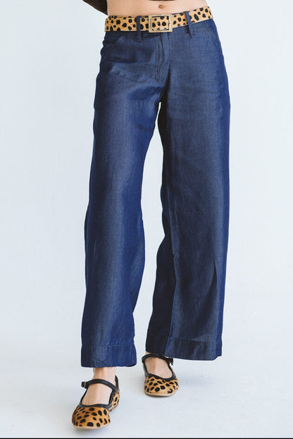 Enya Trouser in Denim