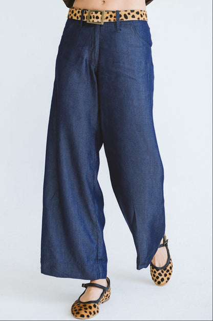 Enya Trouser in Denim