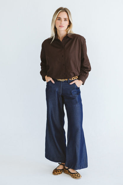 Enya Trouser in Denim