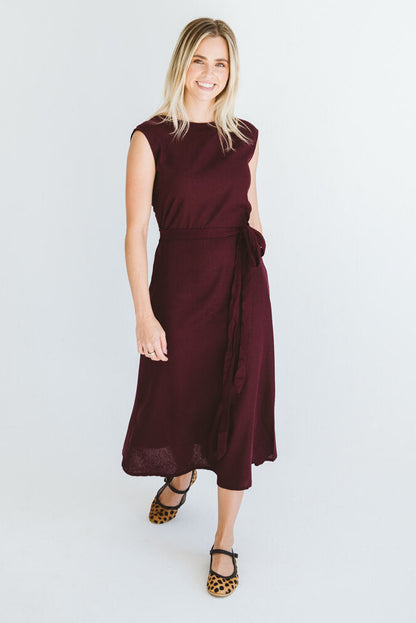 Lila Reversible Wrap Black Cherry
