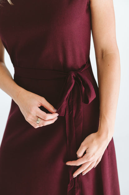 Lila Reversible Wrap Black Cherry
