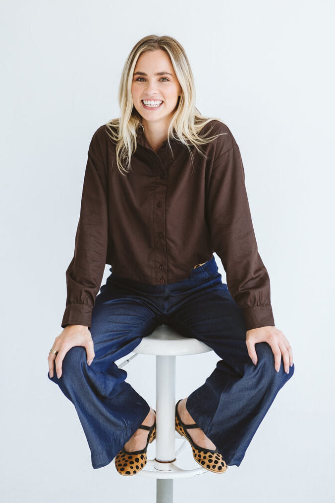 Page Shirt Chocolate – Trinity Design Co.