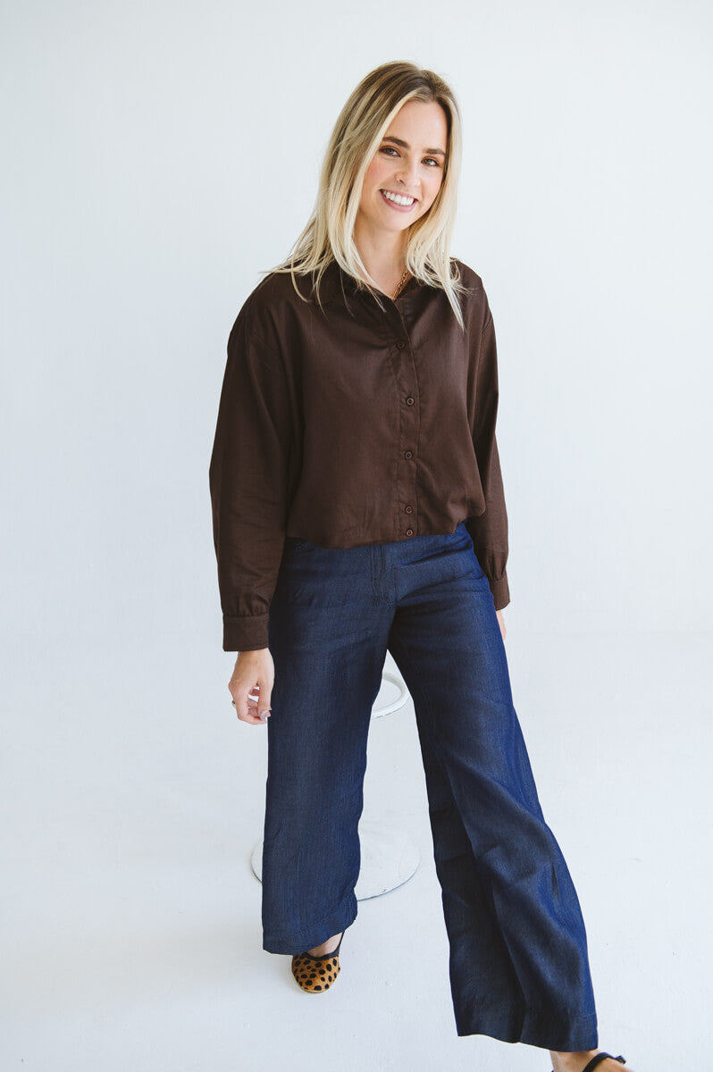 Page Shirt Chocolate