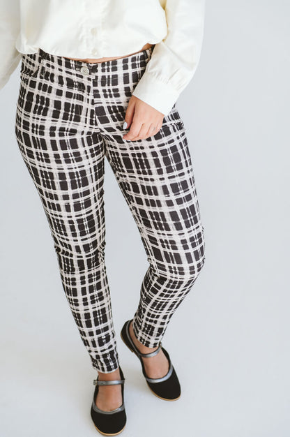 Renata Skinny Trouser Tartan
