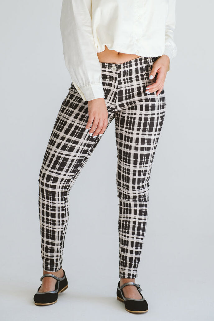 Renata Skinny Trouser Tartan