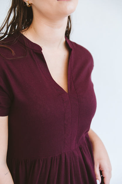 Shea Black Cherry Dress