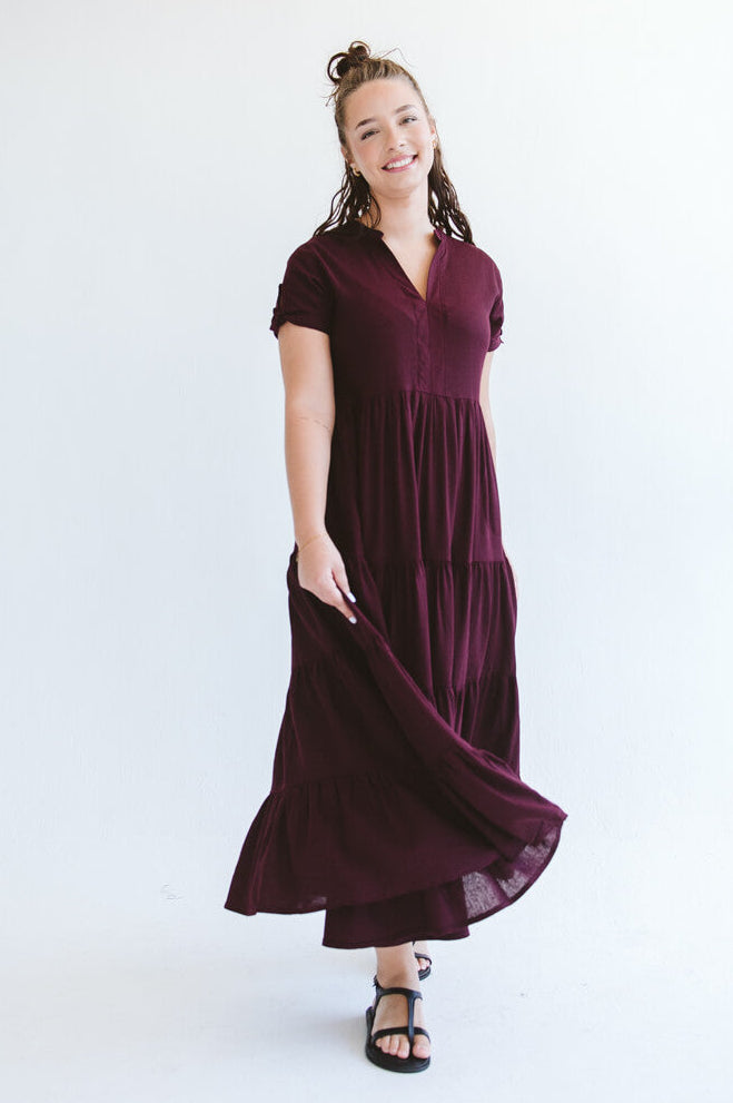 Shea Black Cherry Dress