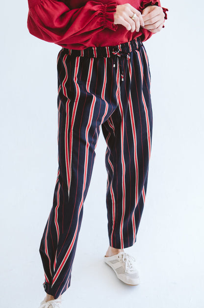 Tayla Barrel Trouser Red