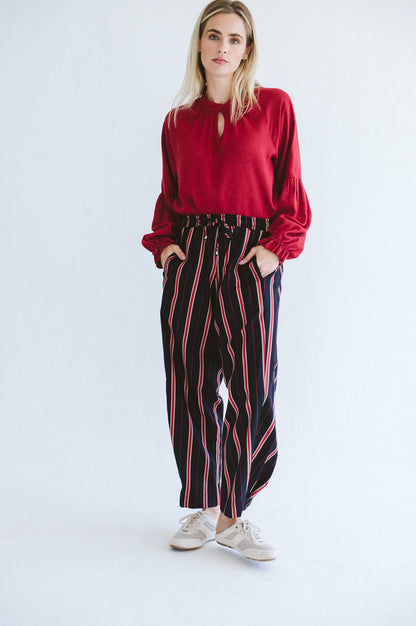 Tayla Barrel Trouser Red