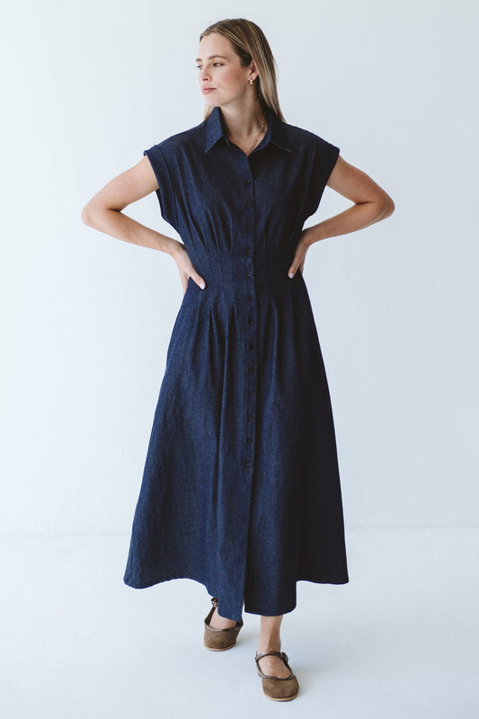 Tye Dress Denim