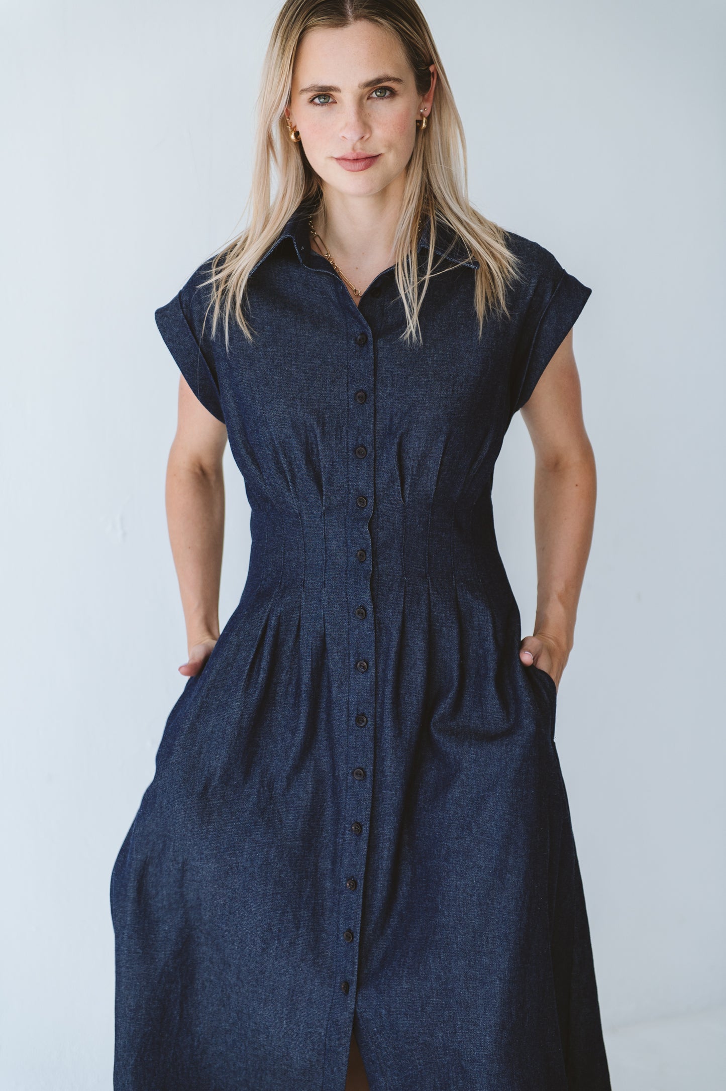 Tye Dress Denim