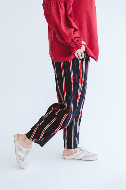 Tayla Barrel Trouser Red