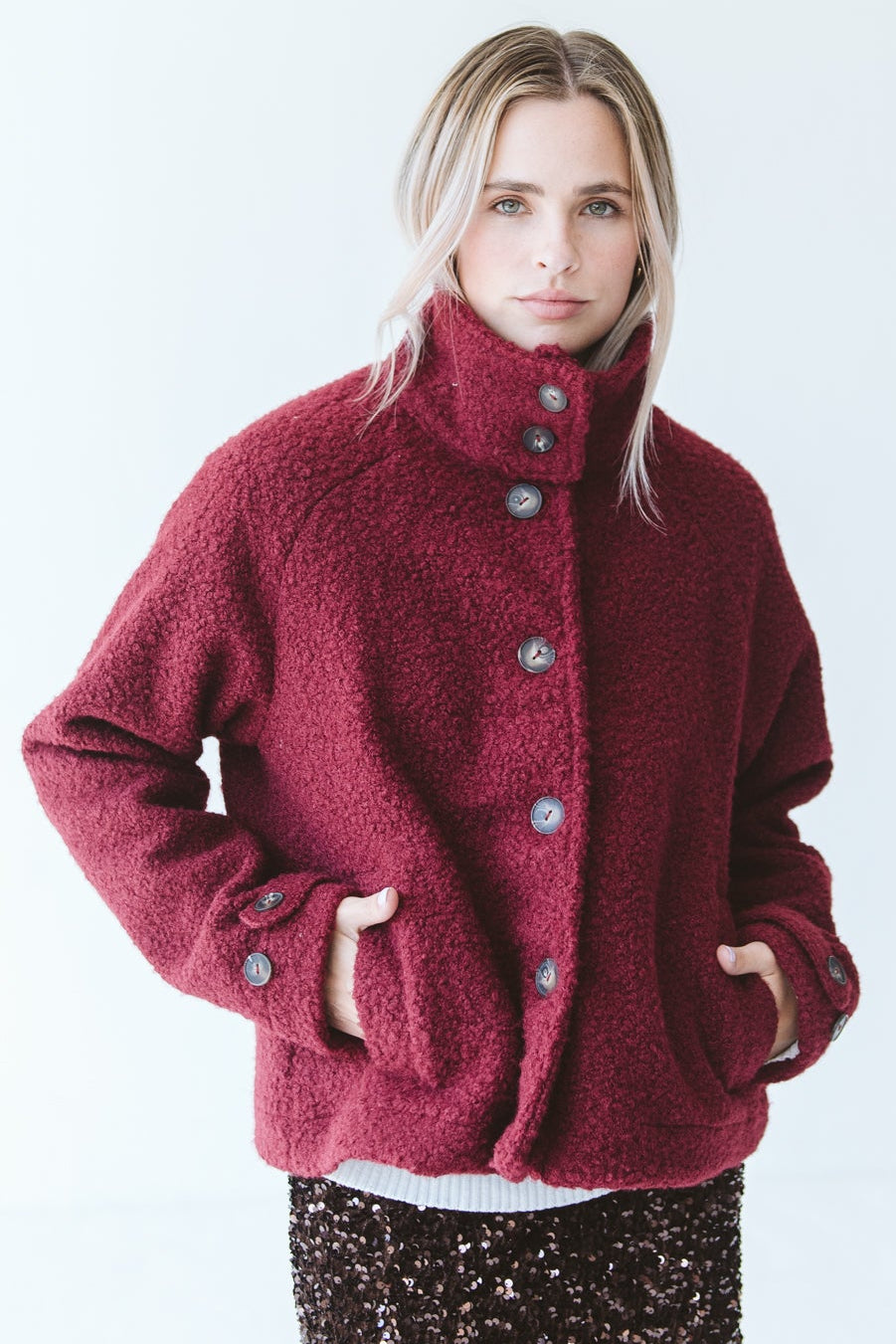 Muse Jacket Burgundy
