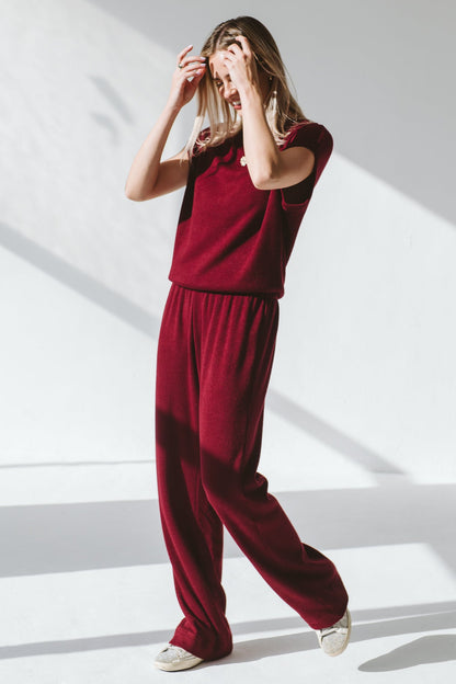 Rachal Trouser Burgundy