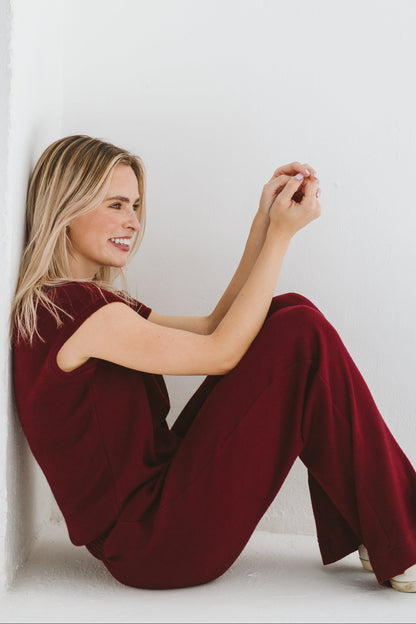 Rachal Trouser Burgundy