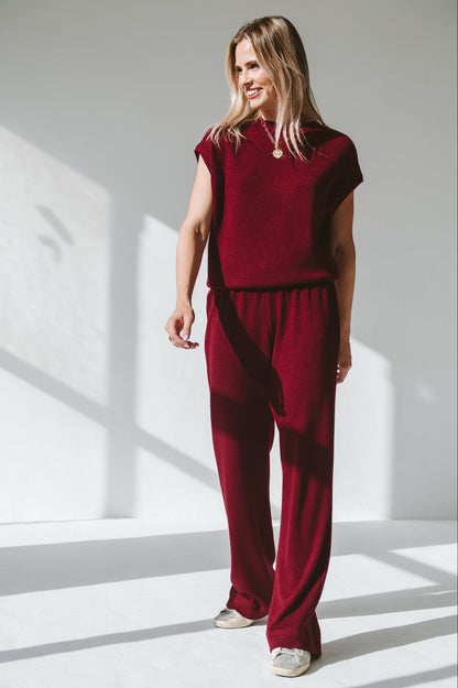Rachal Trouser Burgundy