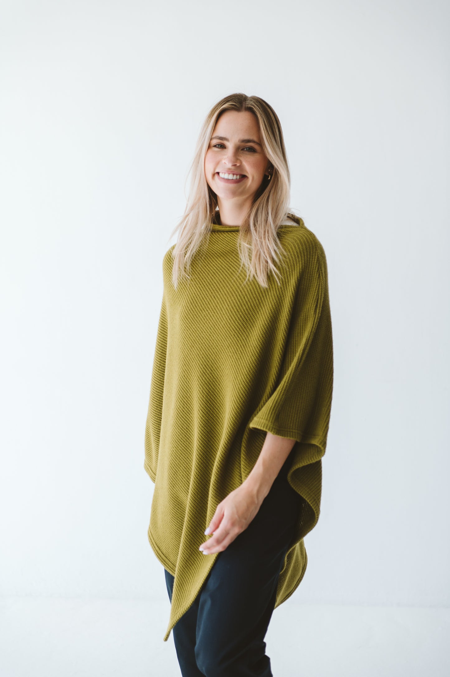 Poncho Chartreuse