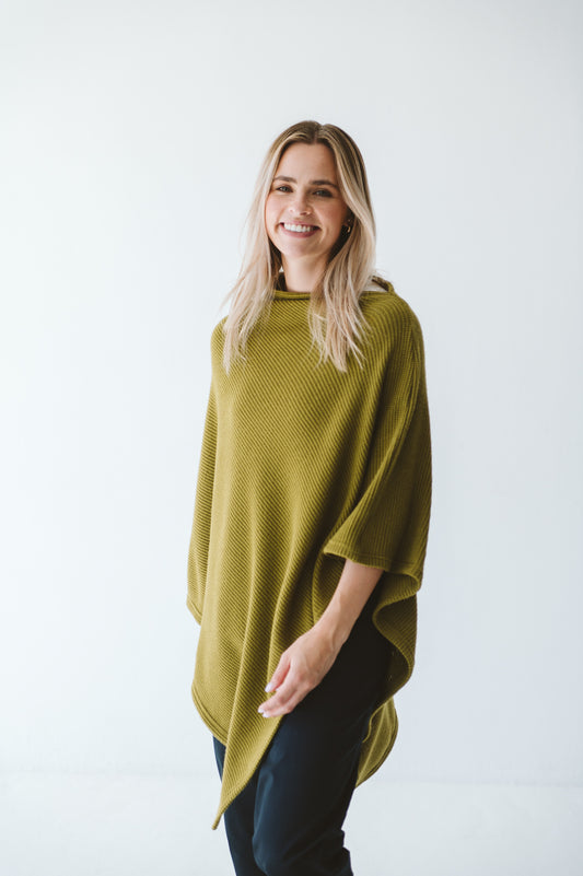 Poncho Chartreuse