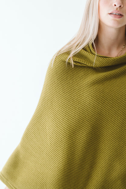 Poncho Chartreuse