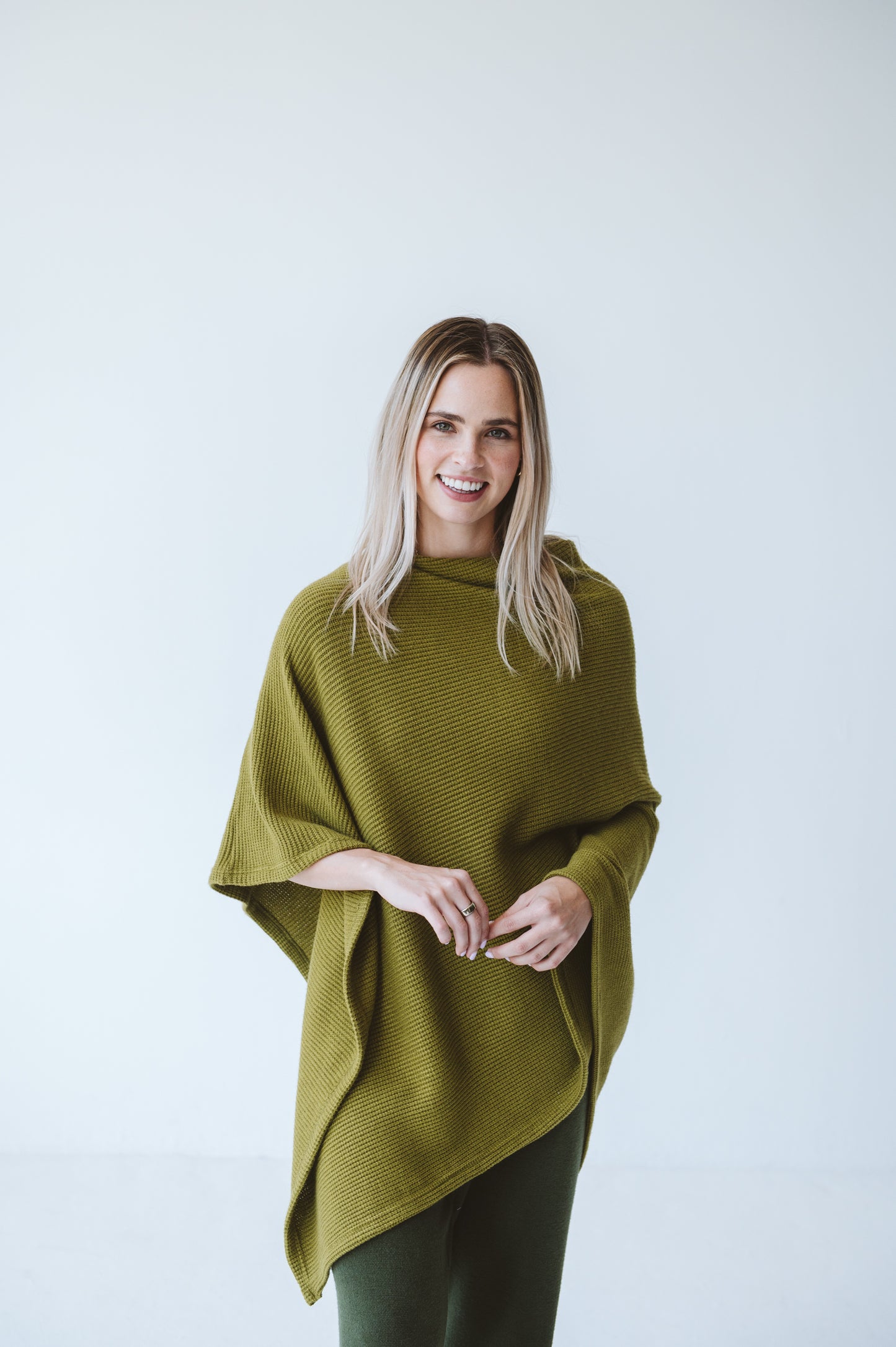 Poncho Chartreuse