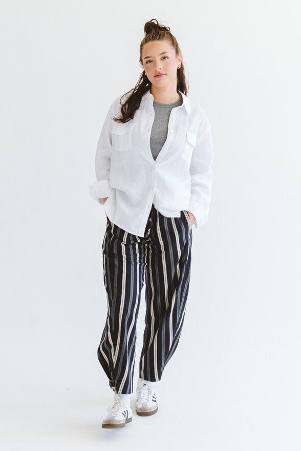 Tayla Barrel Trouser Grey