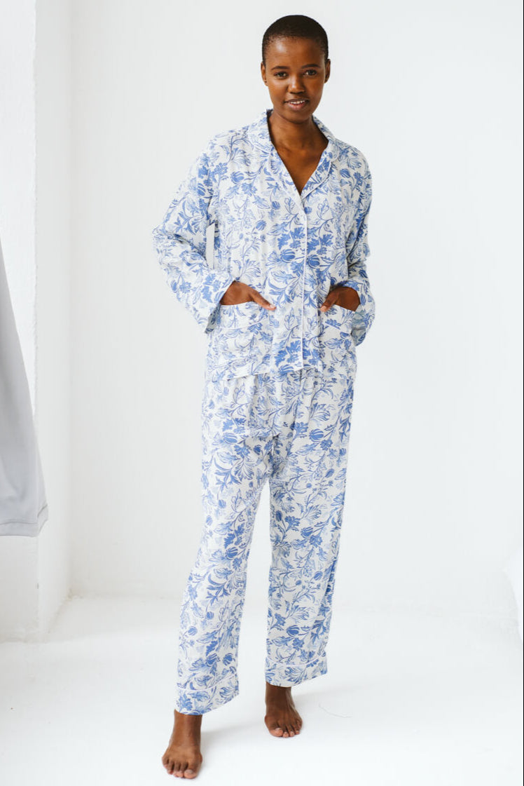 Delft Long PJ Set