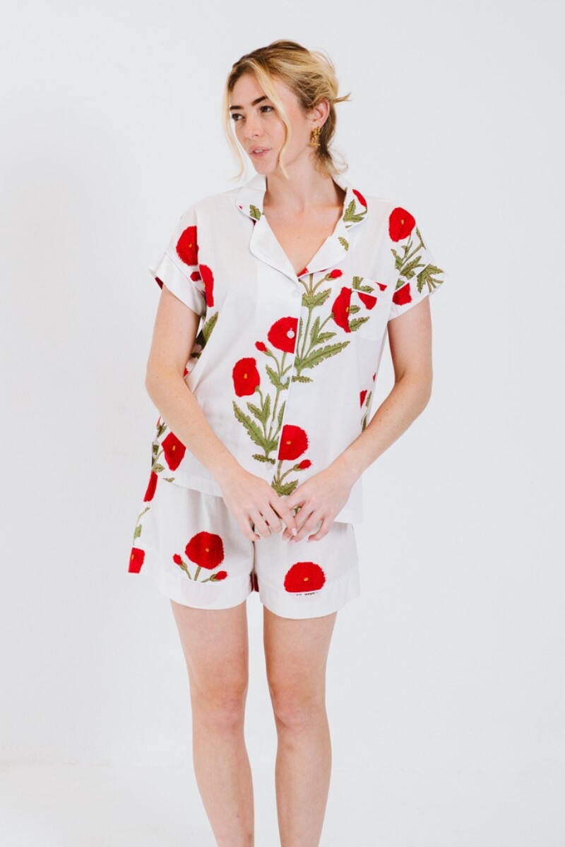 PJ Short Poppy