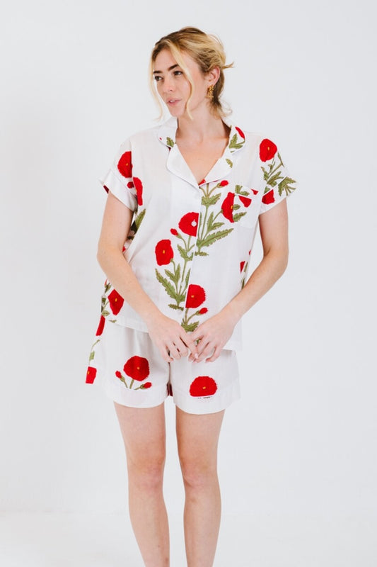 PJ Short Poppy