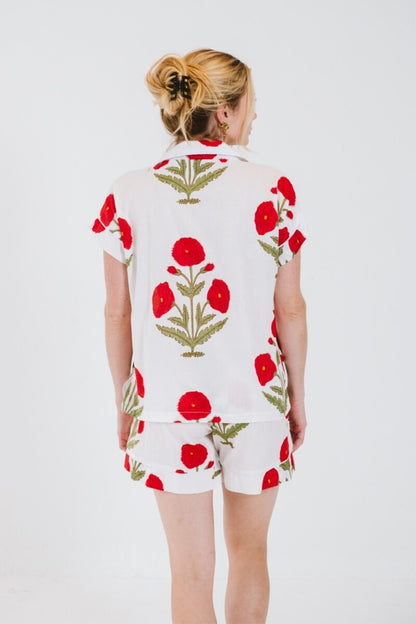 PJ Short Poppy