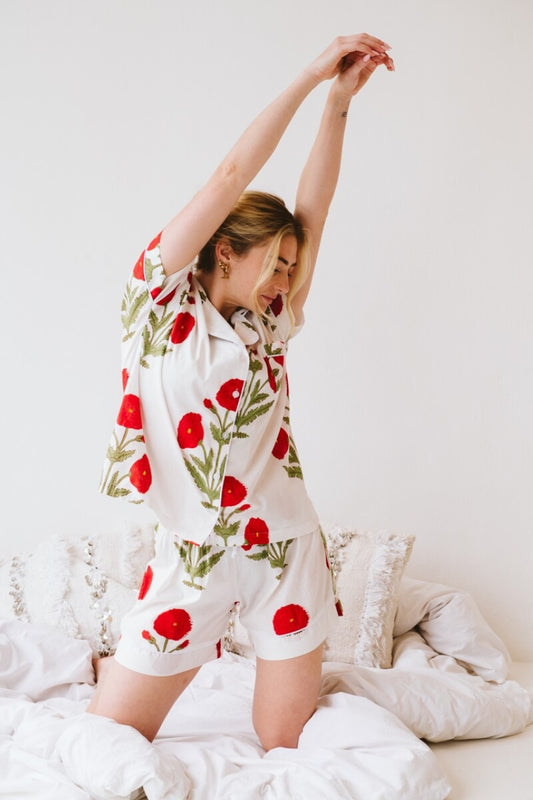 PJ Short Poppy